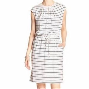 BR Black & White Striped Dress